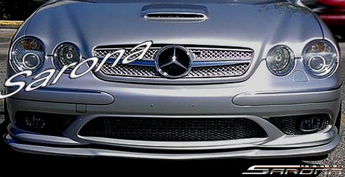 Custom Mercedes CL  Coupe Front Add-on Lip (2000 - 2006) - $390.00 (Part #MB-040-FA)